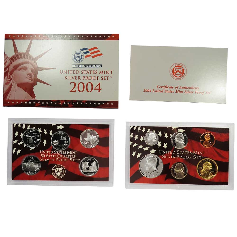 2004 U.S. Mint Silver Proof Set 2004 U.S. Mint Silver Proof Set