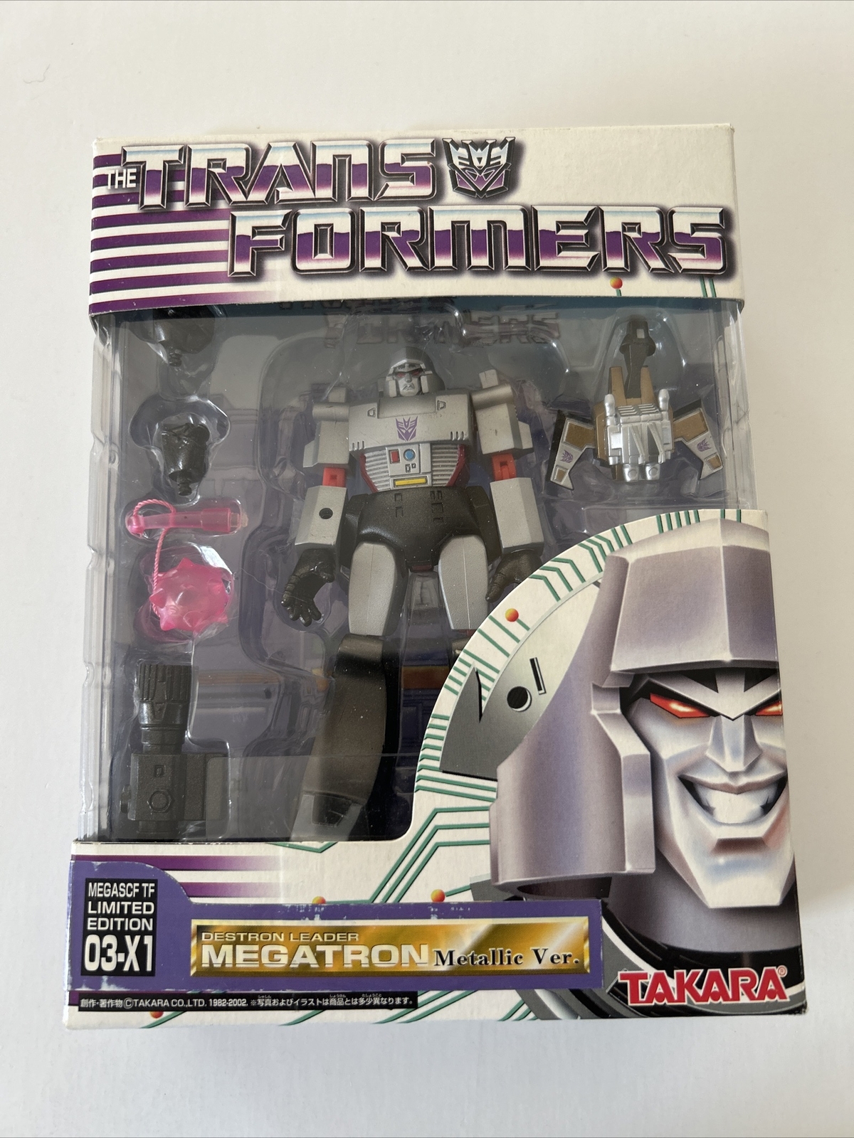 Takara Transformers Mega SCF 03-X1 Limited Edition G1 MEGATRON Metallic Version Takara Transformers Mega SCF 03-X1 Limited Edition G1 MEGATRON Metallic Version