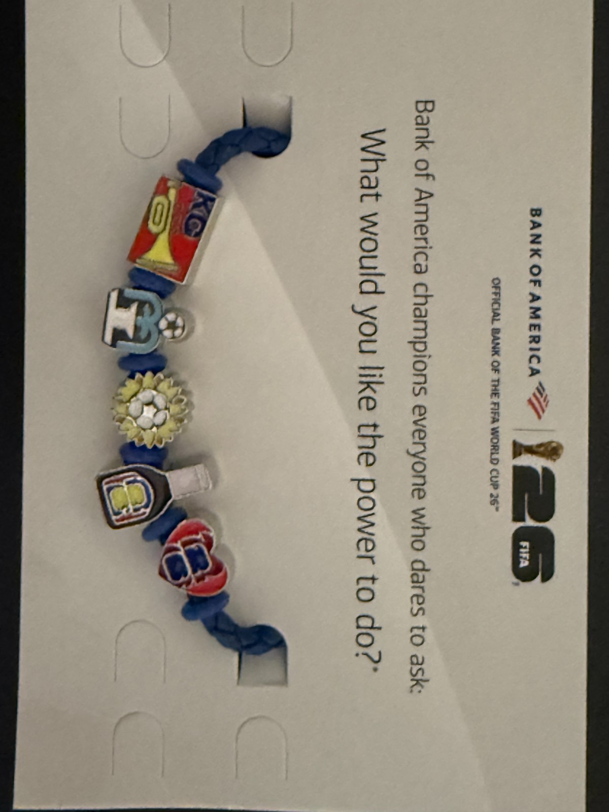 RARE Kansas City Full Set Bank of America (BofA) FIFA World Cup Bracelet