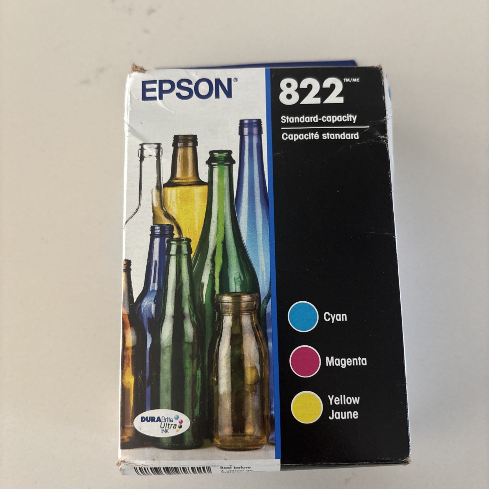 Genuine Epson 822 CMY Color Ink Cartridge OEM Sealed Exp 04/2029 NEW