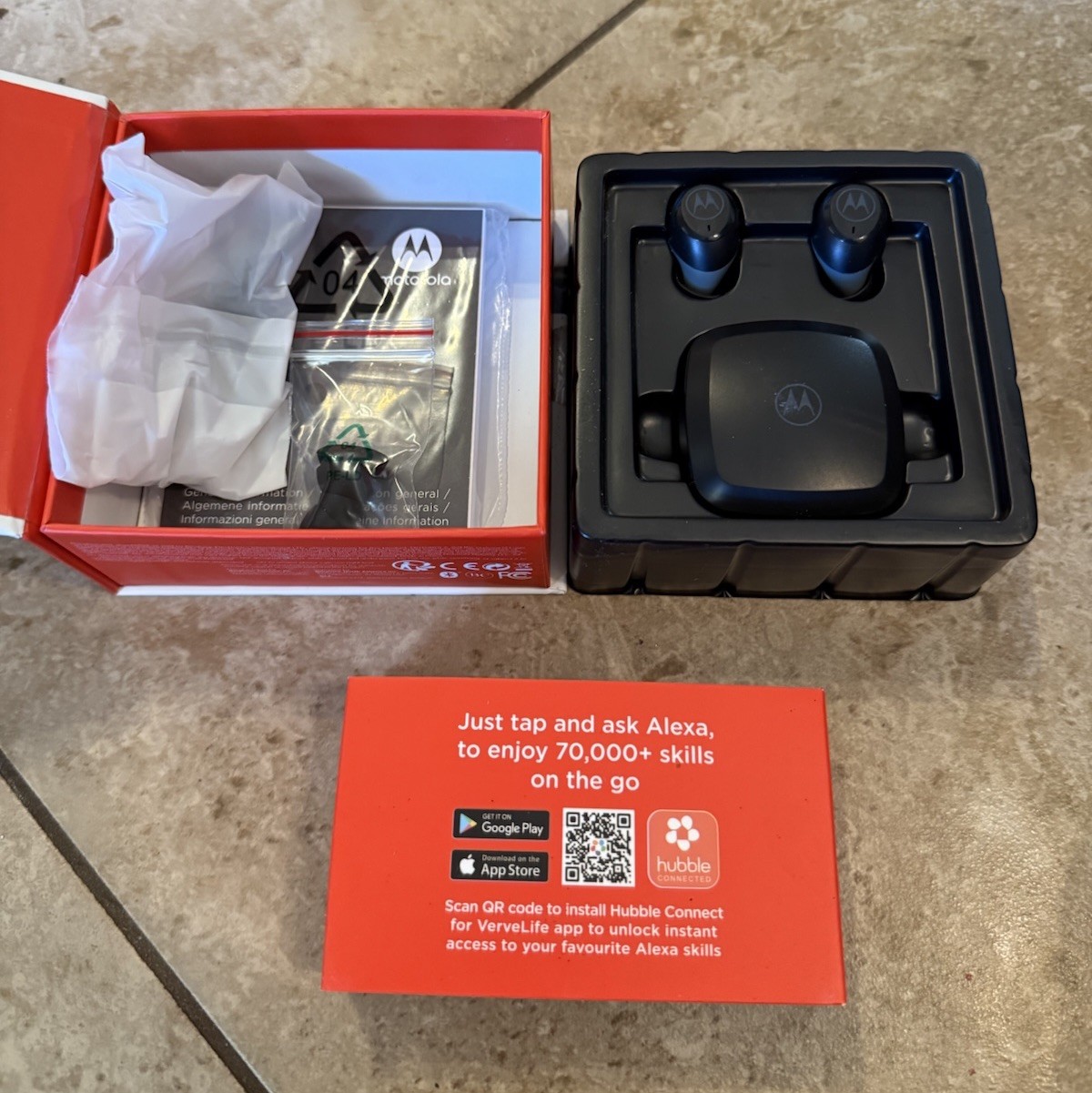 Motorola Vervebuds 100 Earbud Headphones, Waterproof True Wireless Earbuds NEW