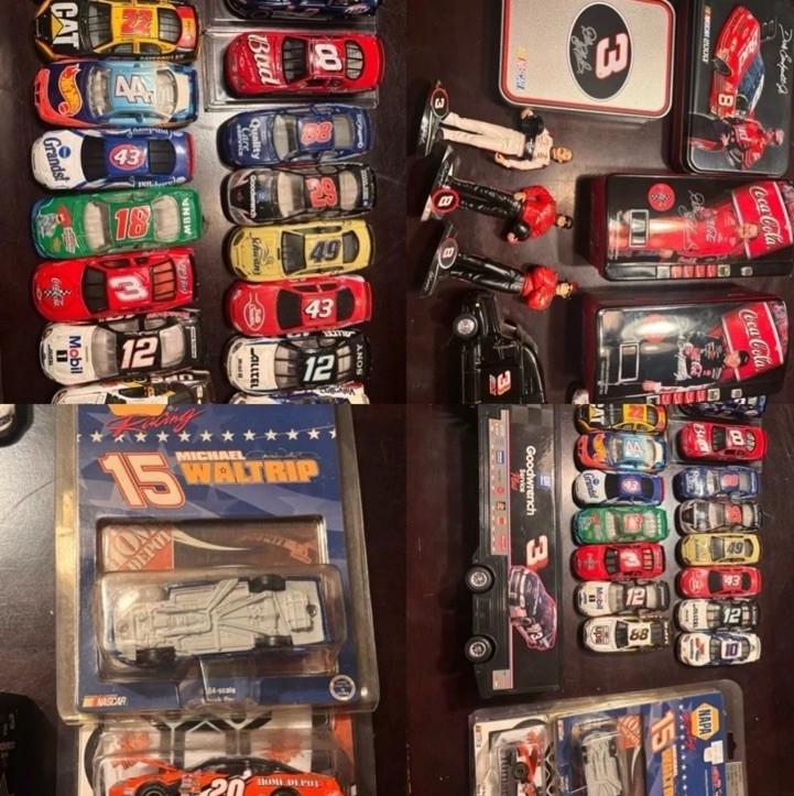 🏆Huge Dale Earnhardt Sr & Jr Lot Cars, Tins,Wallet,Ornaments
