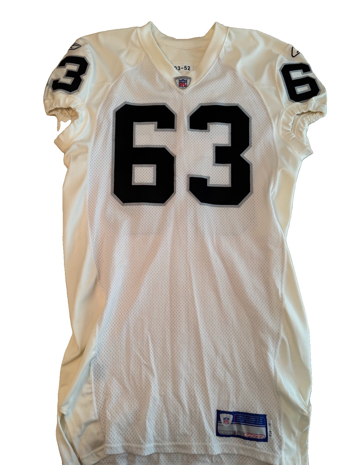 Team Issue Oakland Raiders Barret Robbins Road Jersey From 2003