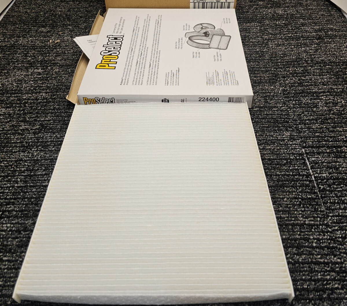 (QTY 3) NAPA 224400 ProSelect Cabin Air Filter For 09-14 Nissan Murano Model