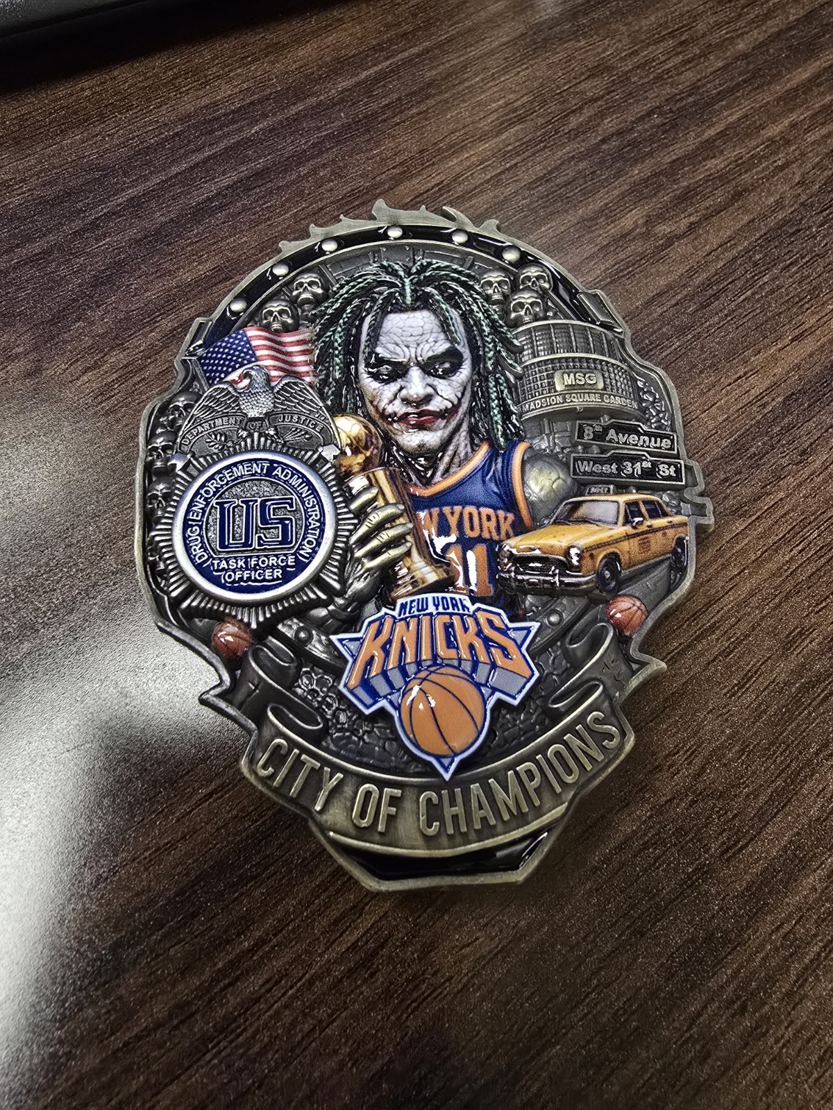 🔥RARE🔥 Delta Coin New York Knicks Brunson USA Hockey Joker DEA Challenge Coin 🔥RARE🔥 Delta Coin New York Knicks Brunson USA Hockey Joker DEA Challenge Coin