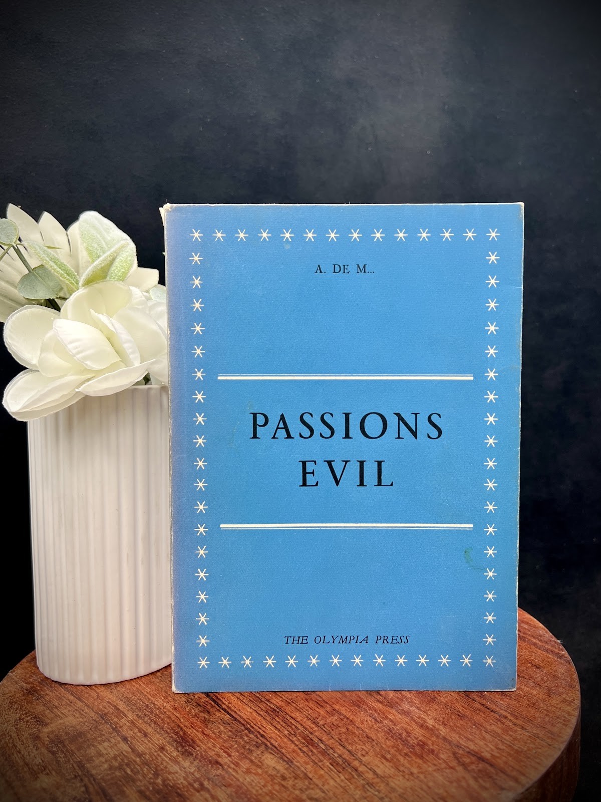 1953 Alfred de Musset Passions\' Evil First Edition Olympia Press Paris Ltd 354
