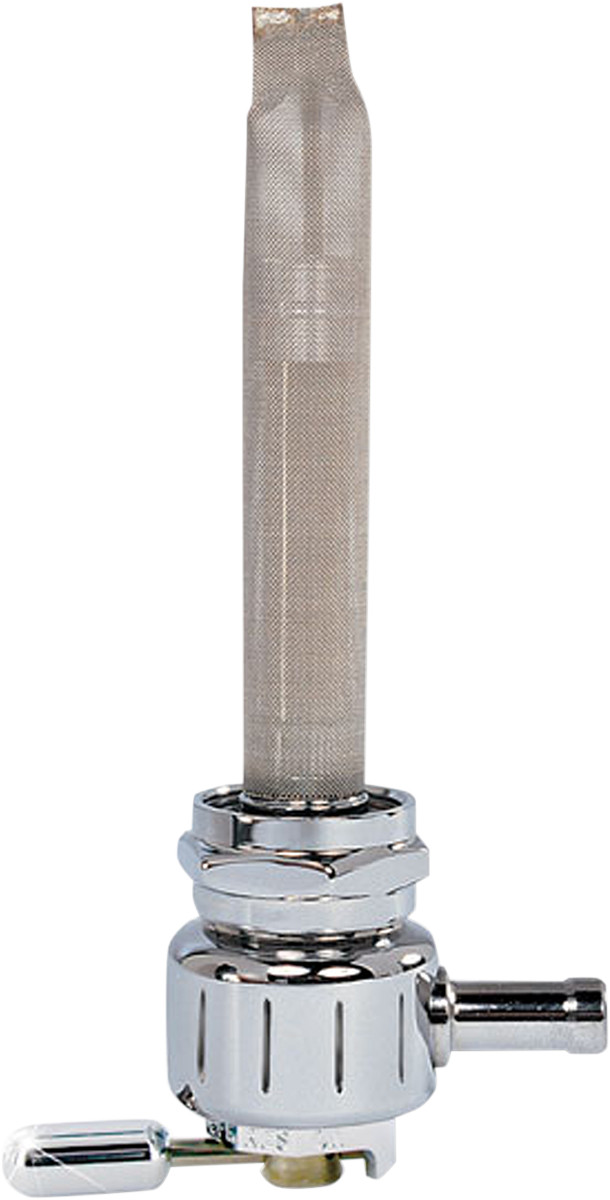 Pingel Designer Power-Flo 22mm Petcock Fuel Valve Chrome Grooved 75-06 Sportster Pingel Designer Power-Flo 22mm Petcock Fuel Valve Chrome Grooved 75-06 Sportster