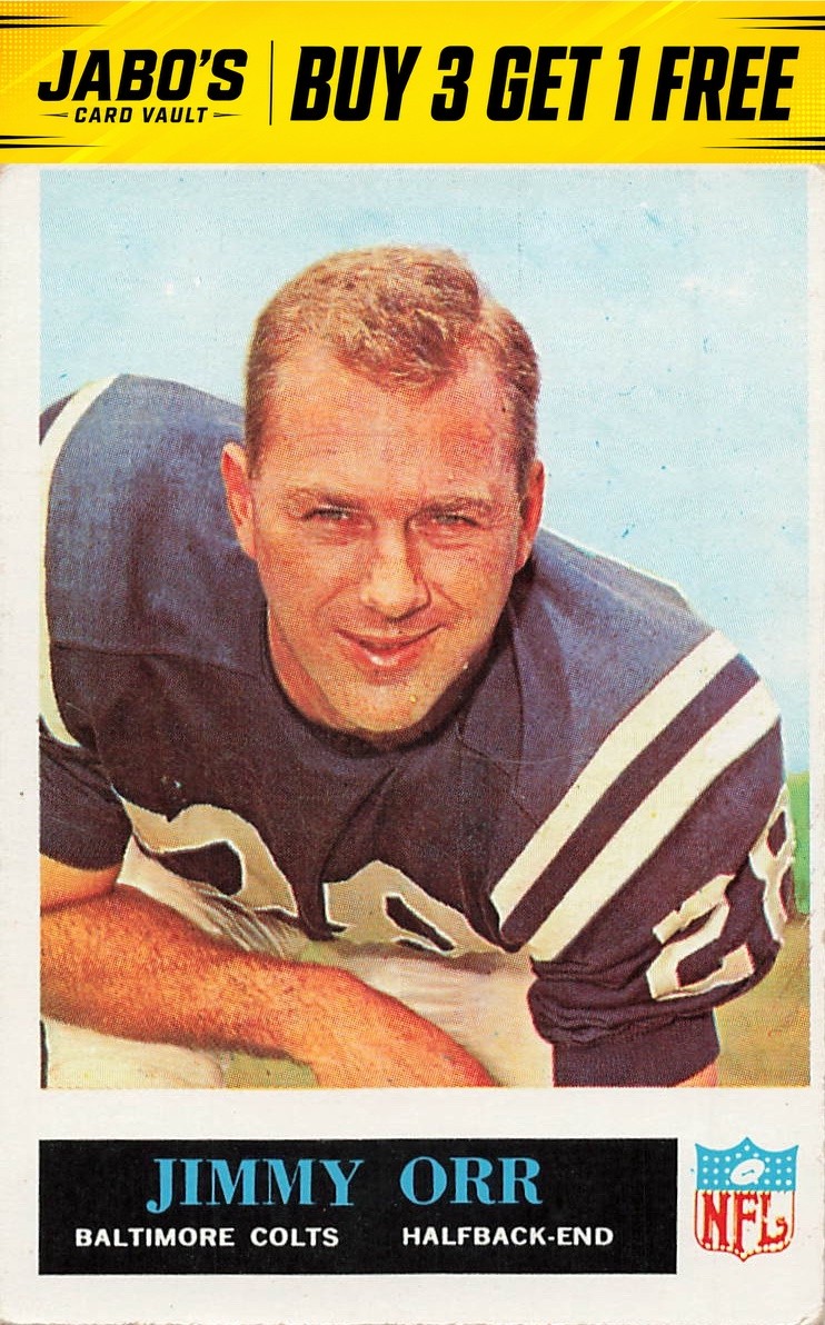 1965 Philadelphia #9 Jimmy Orr Vintage Football Card