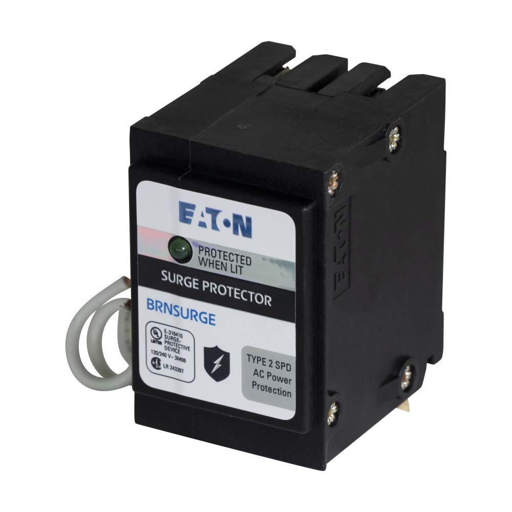 Eaton BRNSURGE Type BR Whole-Panel Circuit Breaker Surge Protective Device Eaton BRNSURGE Type BR Whole-Panel Circuit Breaker Surge Protective Device