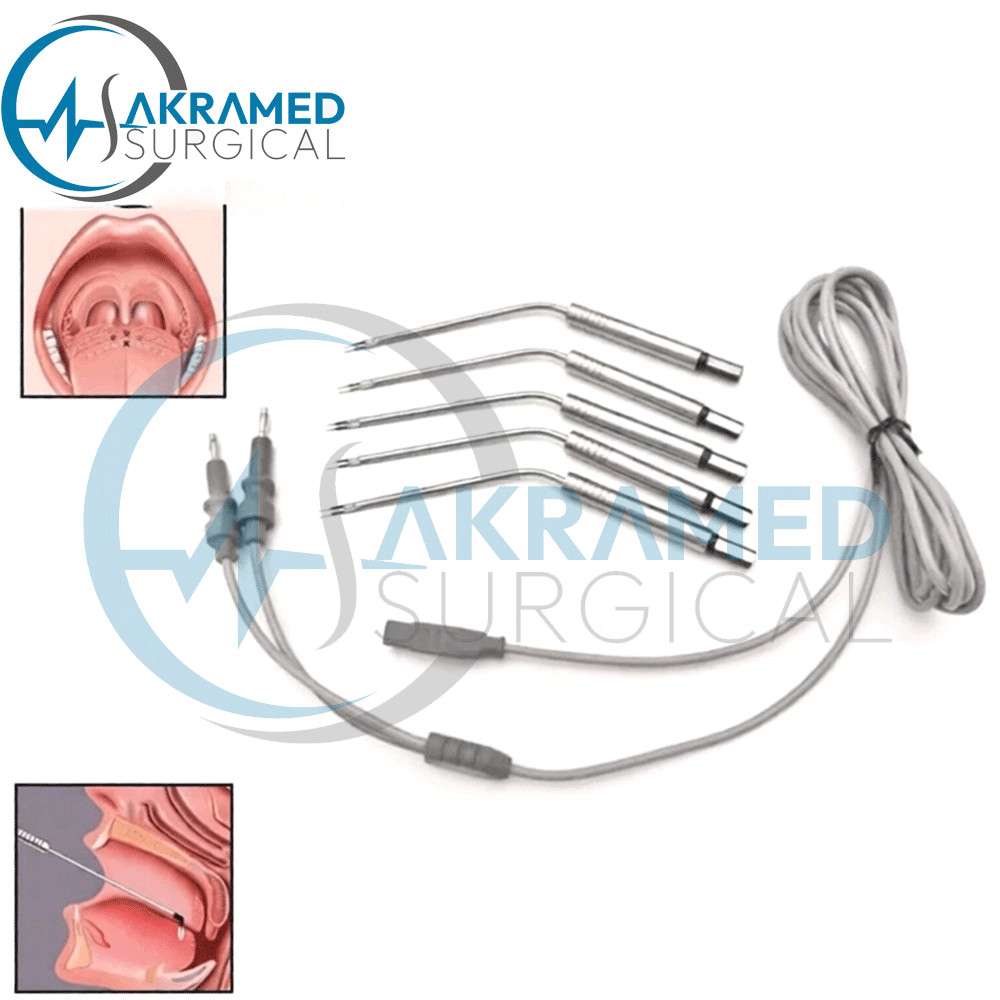 ENT Bipolar Electrodes Set Electro Surgical instruments