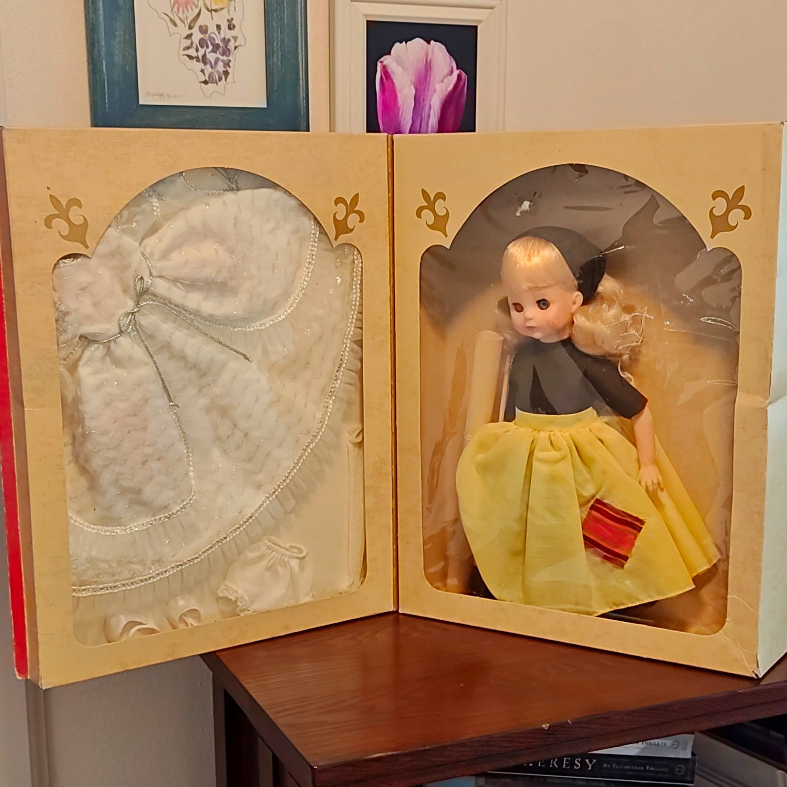 Kehagias Cinderella 12in Vintage Doll w/ Outfit, Original Box Opened 1950s Kehagias Cinderella 12in Vintage Doll w/ Outfit, Original Box Opened 1950s