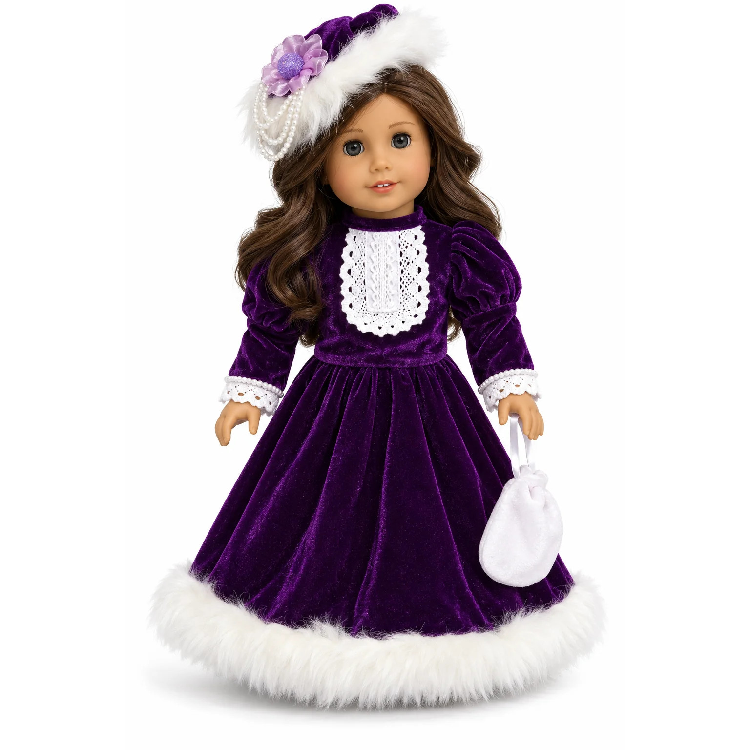 Victorian Purple Velvet Outfit 18\