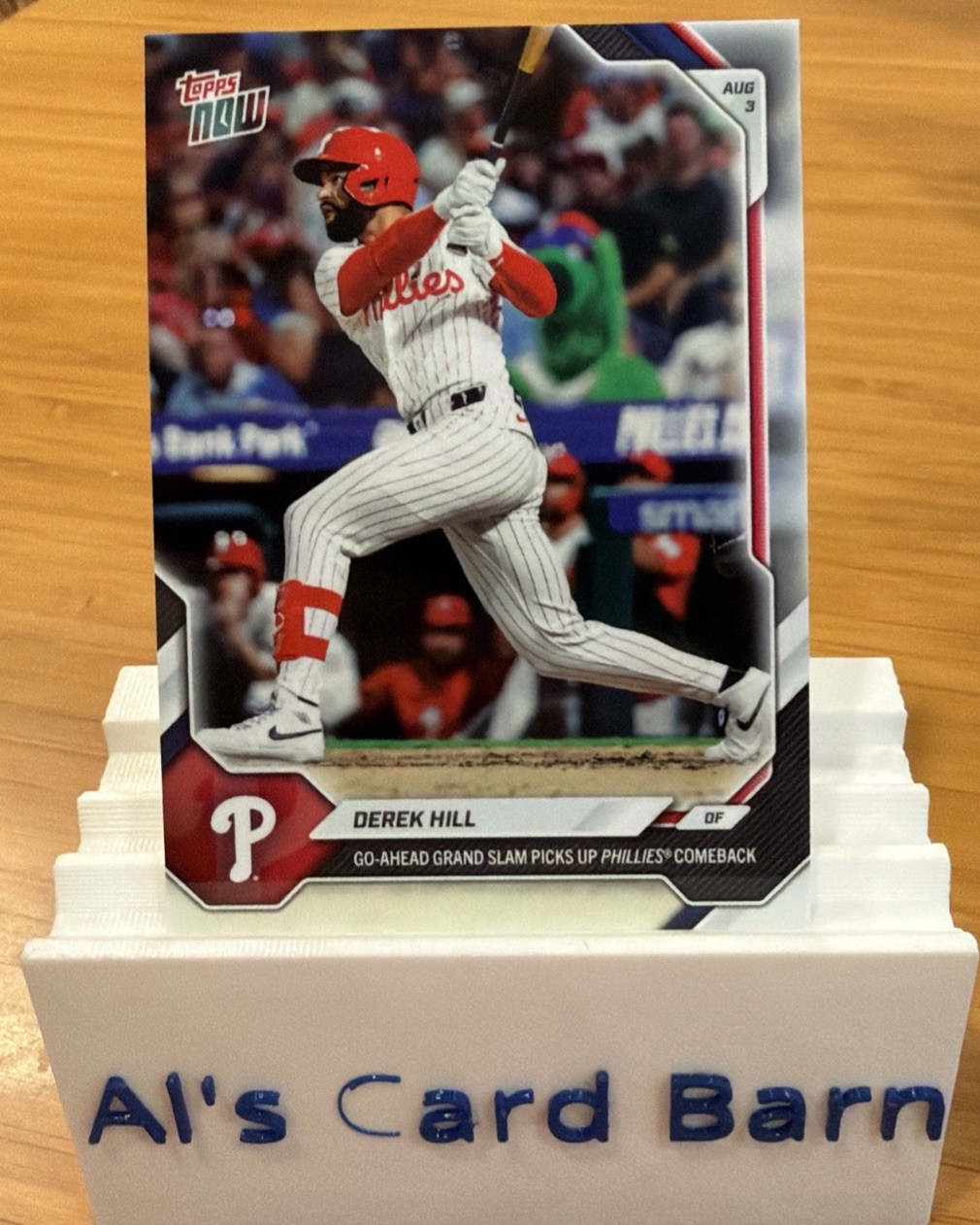 2026 Topps NOW #518 Derek Hill Grand Slam Philadelphia Phillies Walk-Off 2026 Topps NOW #518 Derek Hill Grand Slam Philadelphia Phillies Walk-Off