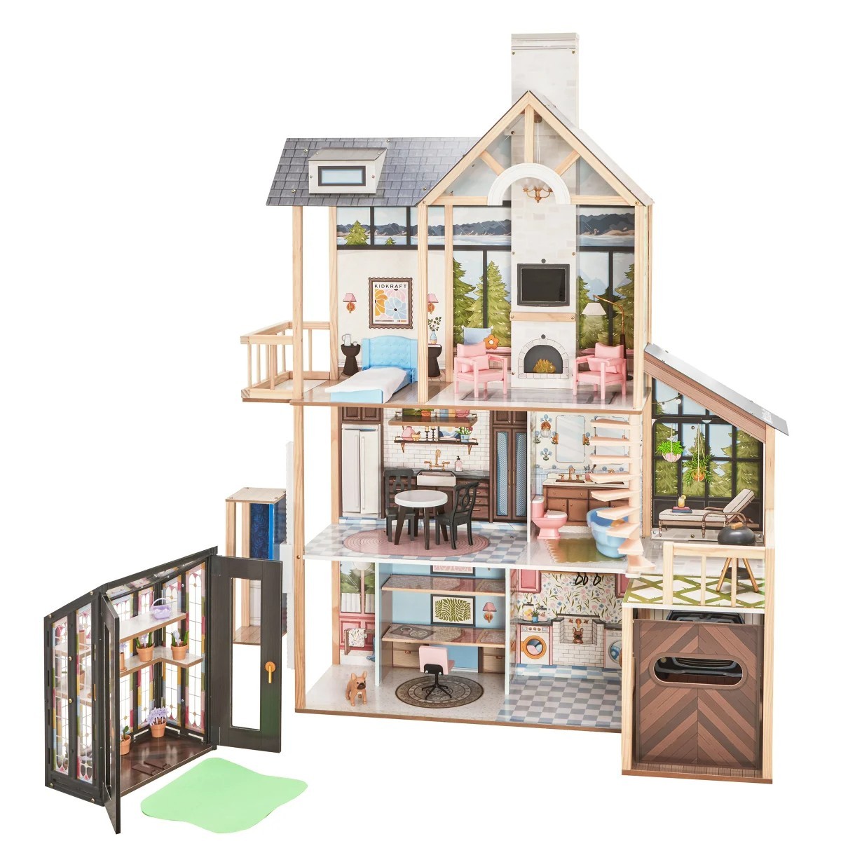 New Kidkraft Lakeview Villa Wooden 59\