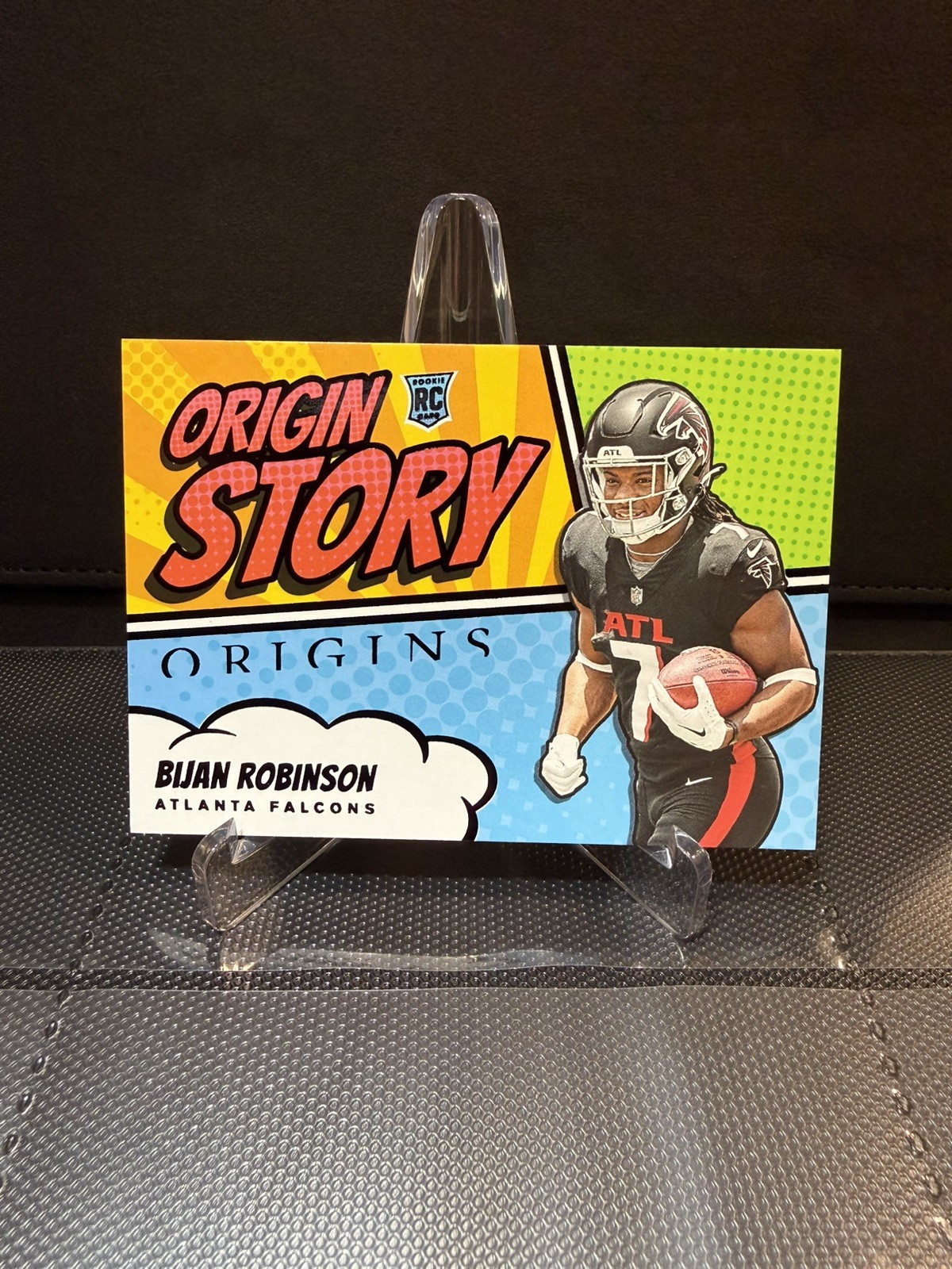 2023 Panini Origins Bijan Robinson Origin Story Rookie RC #OS-BR Falcons 2023 Panini Origins Bijan Robinson Origin Story Rookie RC #OS-BR Falcons