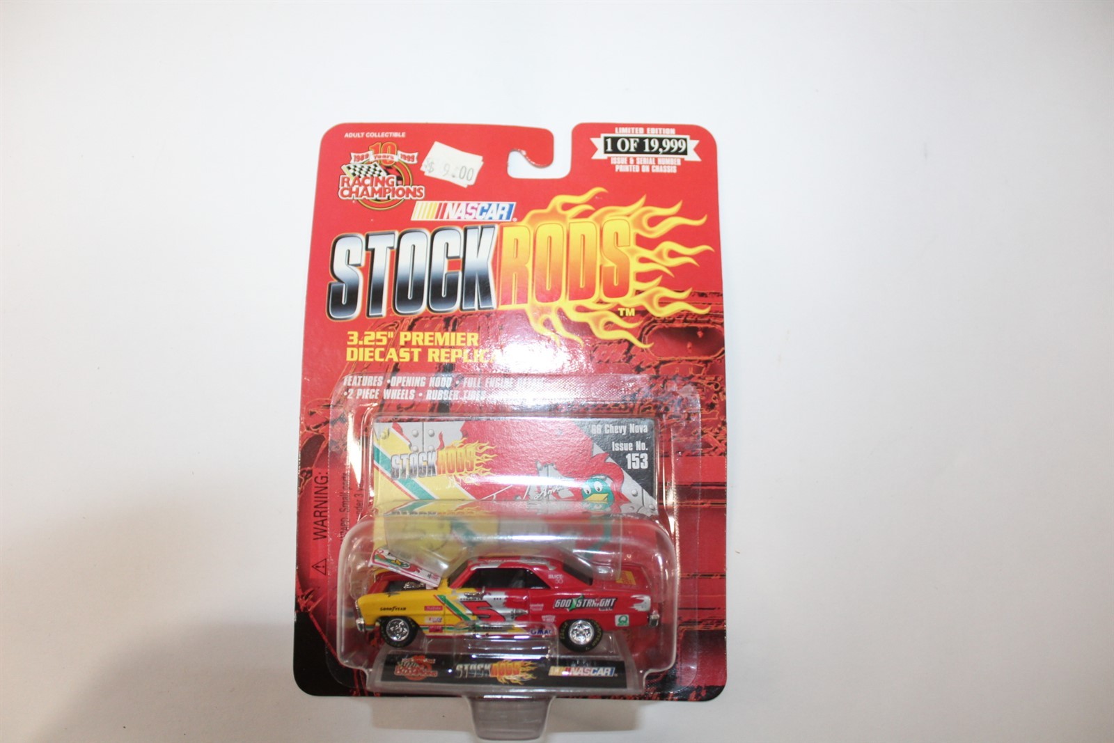 Racing Champions NASCAR Stock Rods 3.25 Diecast \'66 Chevy Nova Labonte #09700 Racing Champions NASCAR Stock Rods 3.25 Diecast \'66 Chevy Nova Labonte #09700