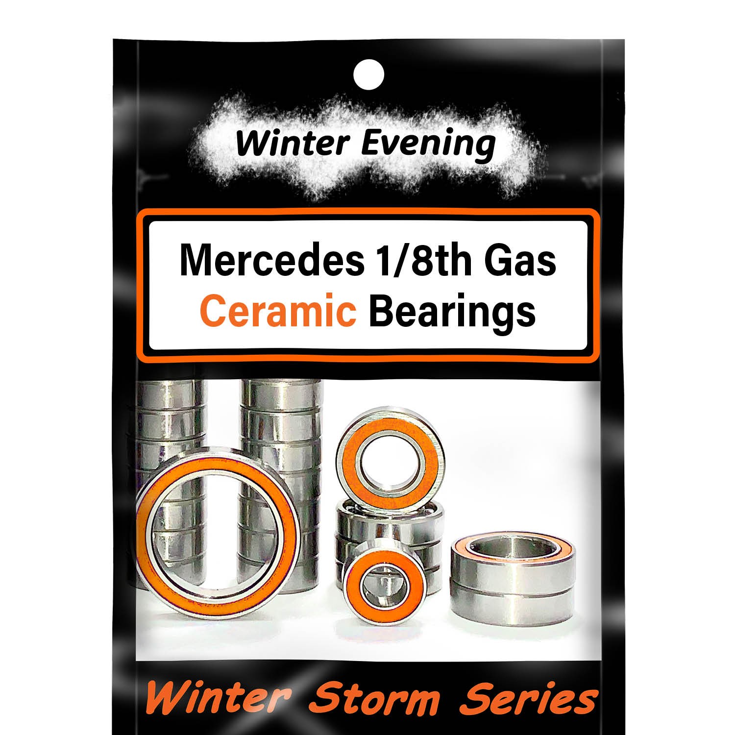 Tamiya Mercedes 1/8th Gas | Stainless + Ceramic Bearing Kit