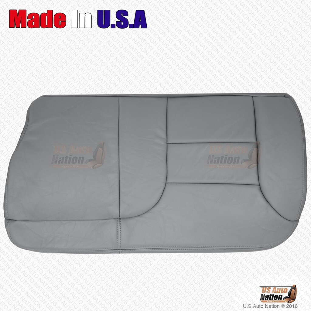 1995-1997 Chevy Tahoe Suburban 2nd Row Driver Bottom Genuine Lthr. Cover In Gray