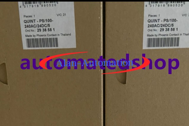 Phoenix Power QUINT-PS-100-240AC/24DC/5 2938581 Brand new fedex or DHL Phoenix Power QUINT-PS-100-240AC/24DC/5 2938581 Brand new fedex or DHL