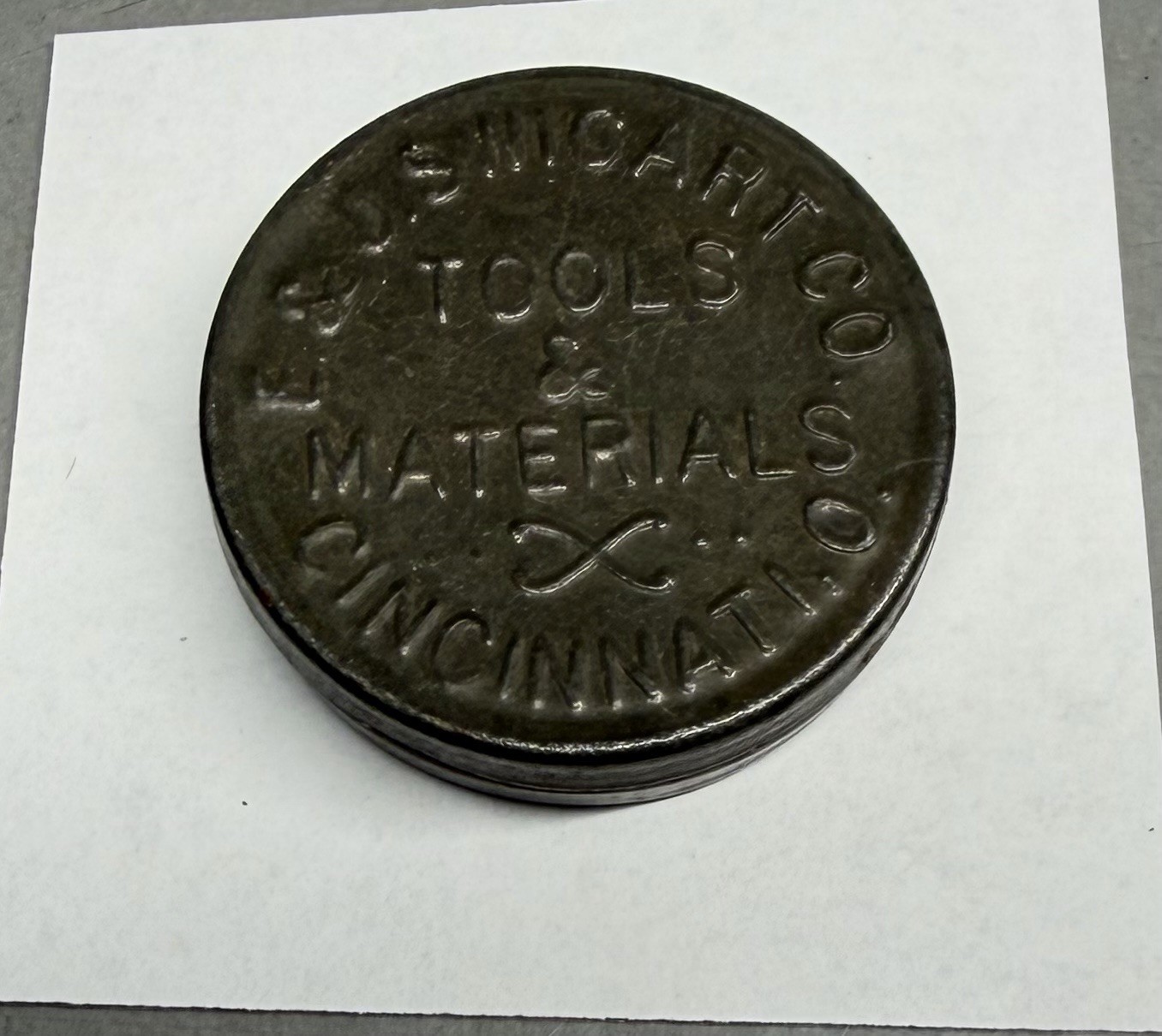 Vintage Swartchild & Company Tools And Materials Small  Tiny Tin ~ Watchmakers