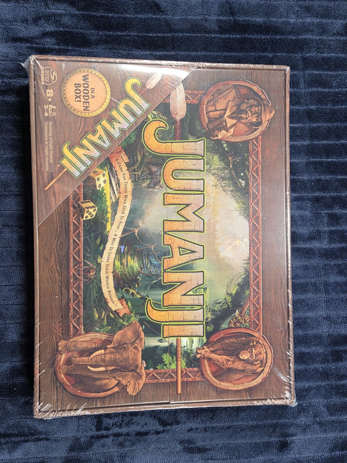 Jumanji The Game Real Wooden Box Edition NEW, SEALED UNOPENED Complete Jumanji The Game Real Wooden Box Edition NEW, SEALED UNOPENED Complete