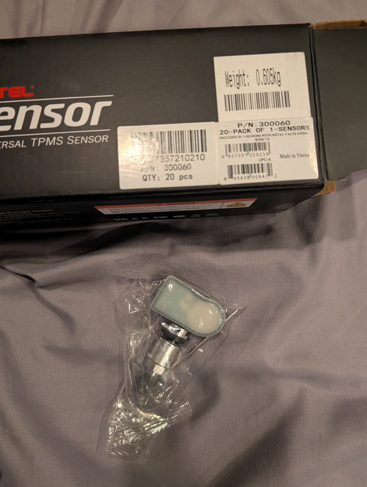 20 METAL Autel MX-1 Tire Sensors 300060 Programmable Universal 