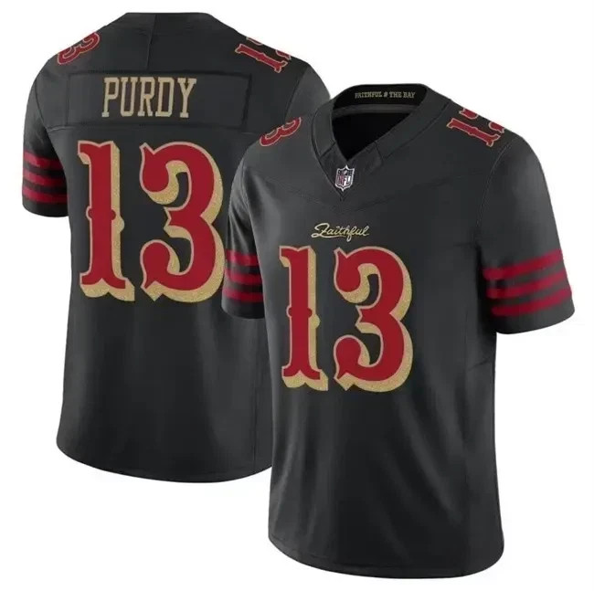 NWT Men's 49ers Black “Rivalries” Limited All Stitched Jersey