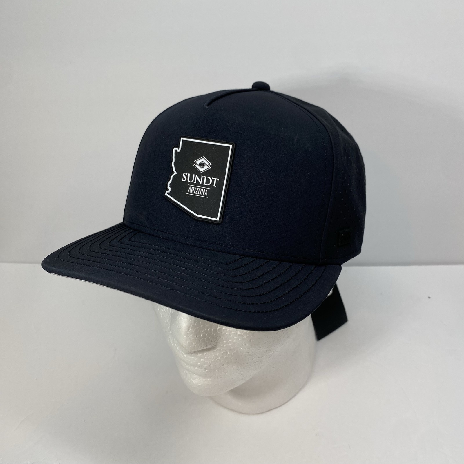 Melin Hat Cap Snap Back Mens One Size Black Hydro Odysea Stealth NEW Melin Hat Cap Snap Back Mens One Size Black Hydro Odysea Stealth NEW