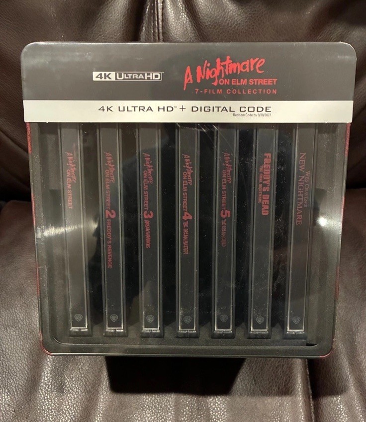 A Nightmare On Elm Street Collection 4K Steelbook Library Case IN HAND