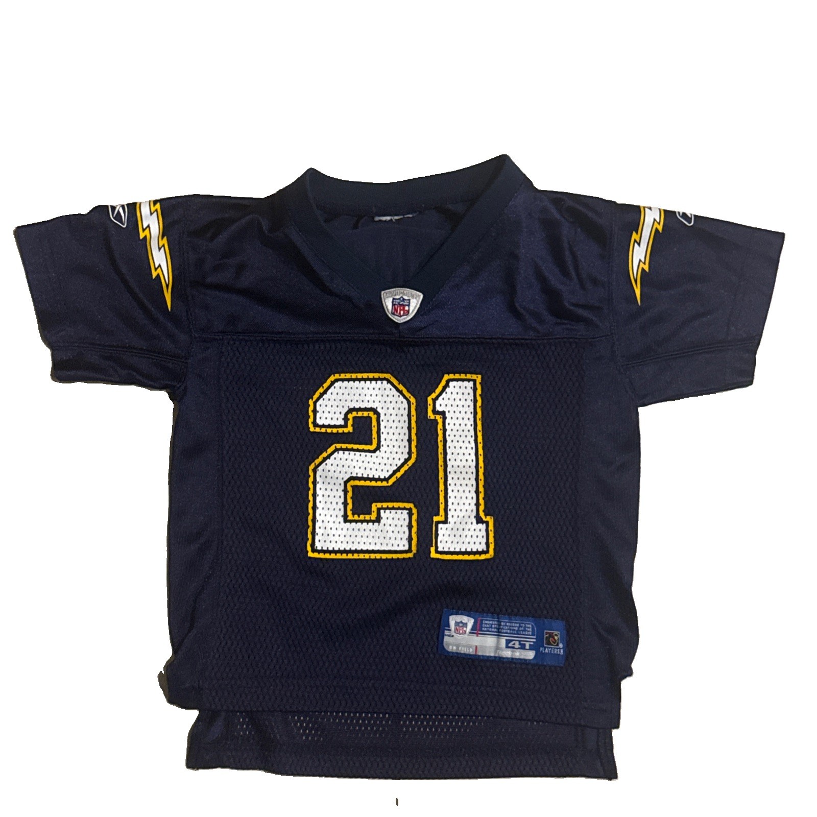 Rare VTG Reebok San Diego Chargers Ladainian Tomlinson 21 Jersey Baby Toddler 4T Rare VTG Reebok San Diego Chargers Ladainian Tomlinson 21 Jersey Baby Toddler 4T