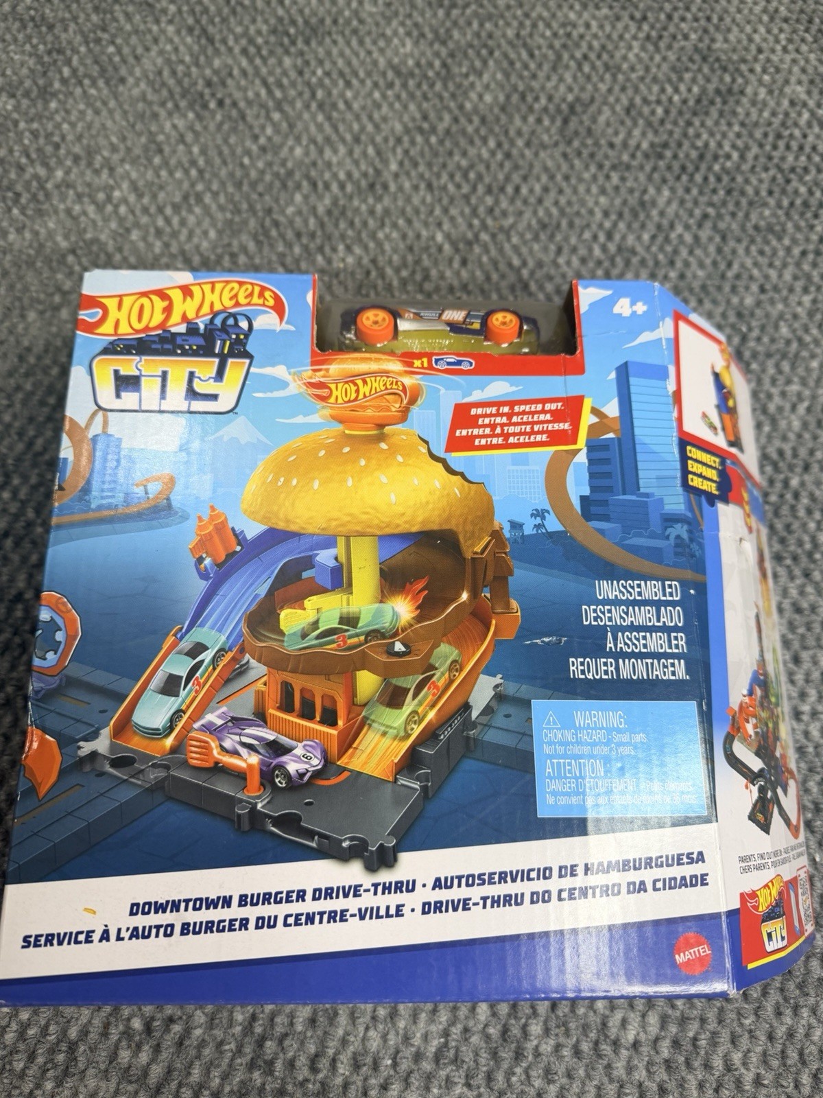 Hot Wheels City Downtown Burger Drive Thru