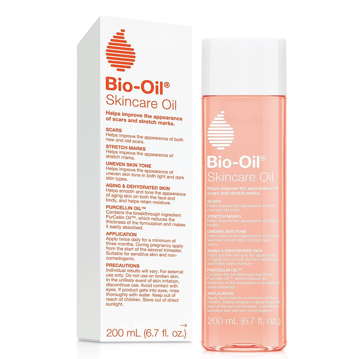 Bio-Oil Skincare Oil 6.7 oz Vitamin A E Scar Stretch Mark Dry Skin Moisturizer