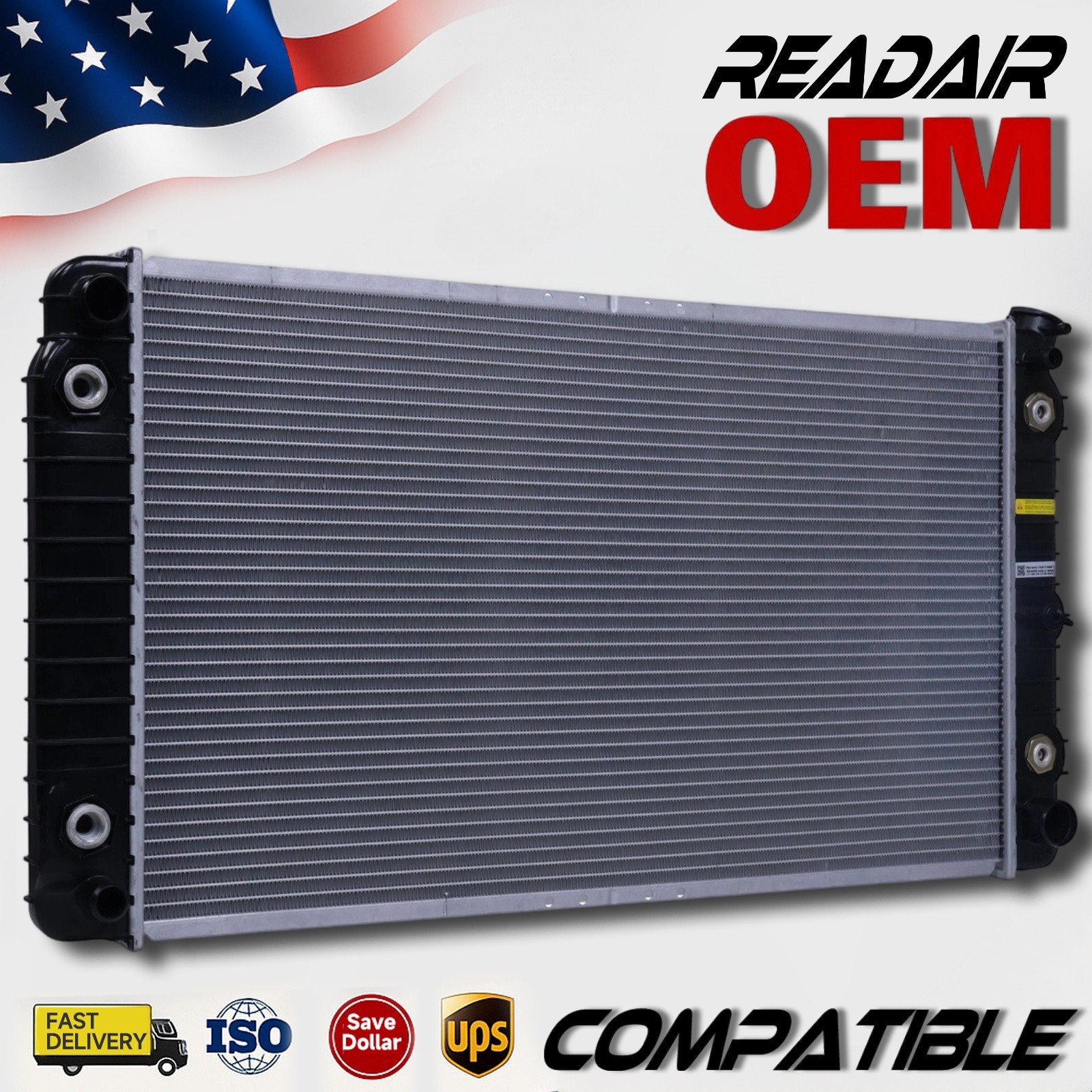 Aluminum Radiator Radiator for CADILLAC FLEETWOOD/BROUGHAM 5.7 V8 1993-1993