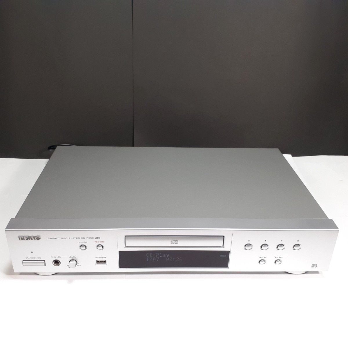 TEAC CD-P650 CD Player USB Recorder Tested Working No Remote Japan 100V