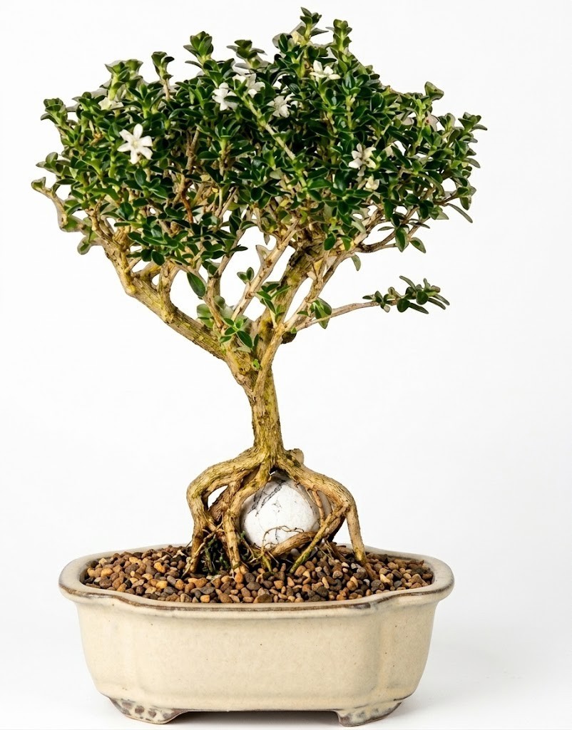 Live Serissa Bonsai Japonica Foetida Mount Fuji Variegated Flowering Plant 14