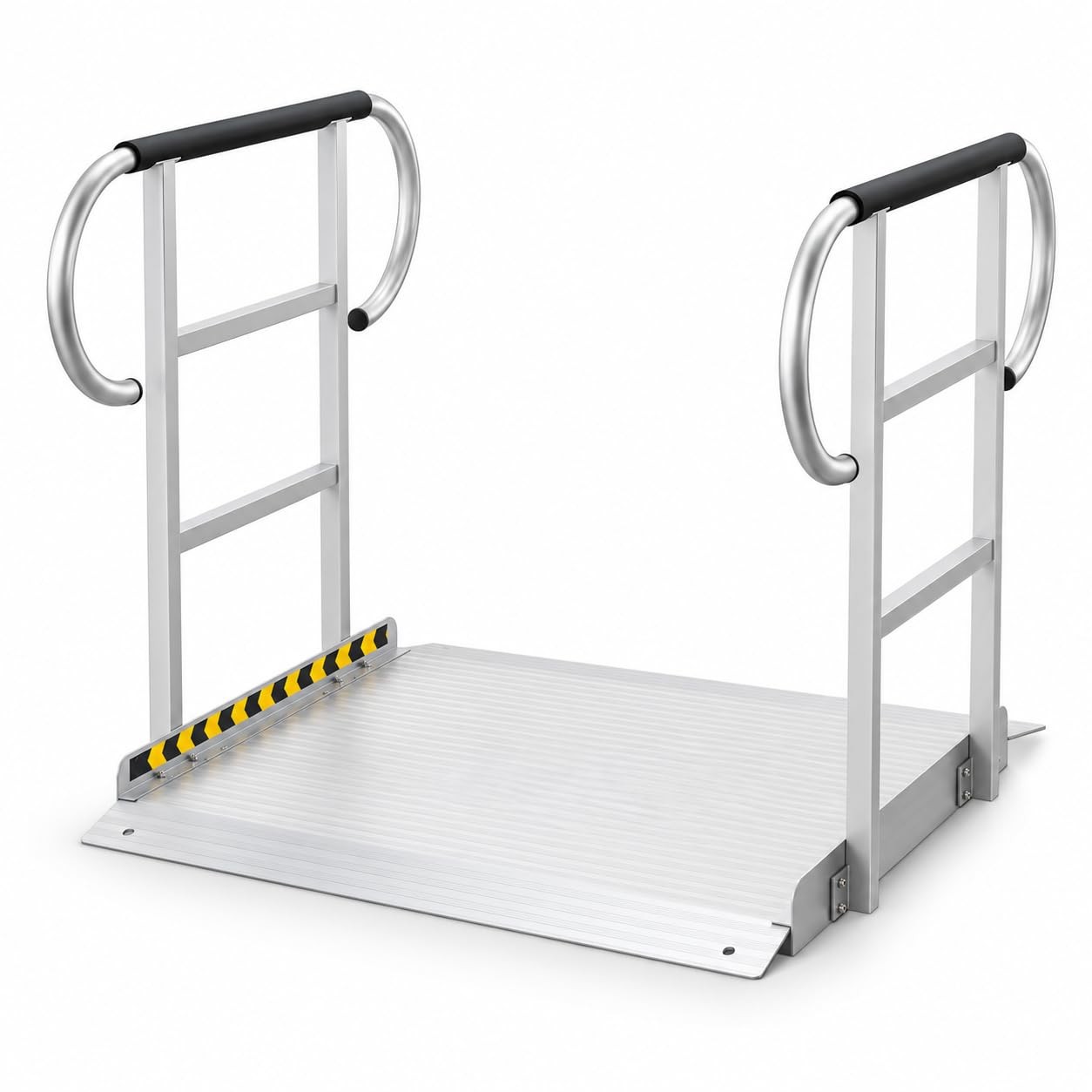 Wheelchair Ramp with Handrails, 36 x 38.7 in, 1200 Lb Capacity