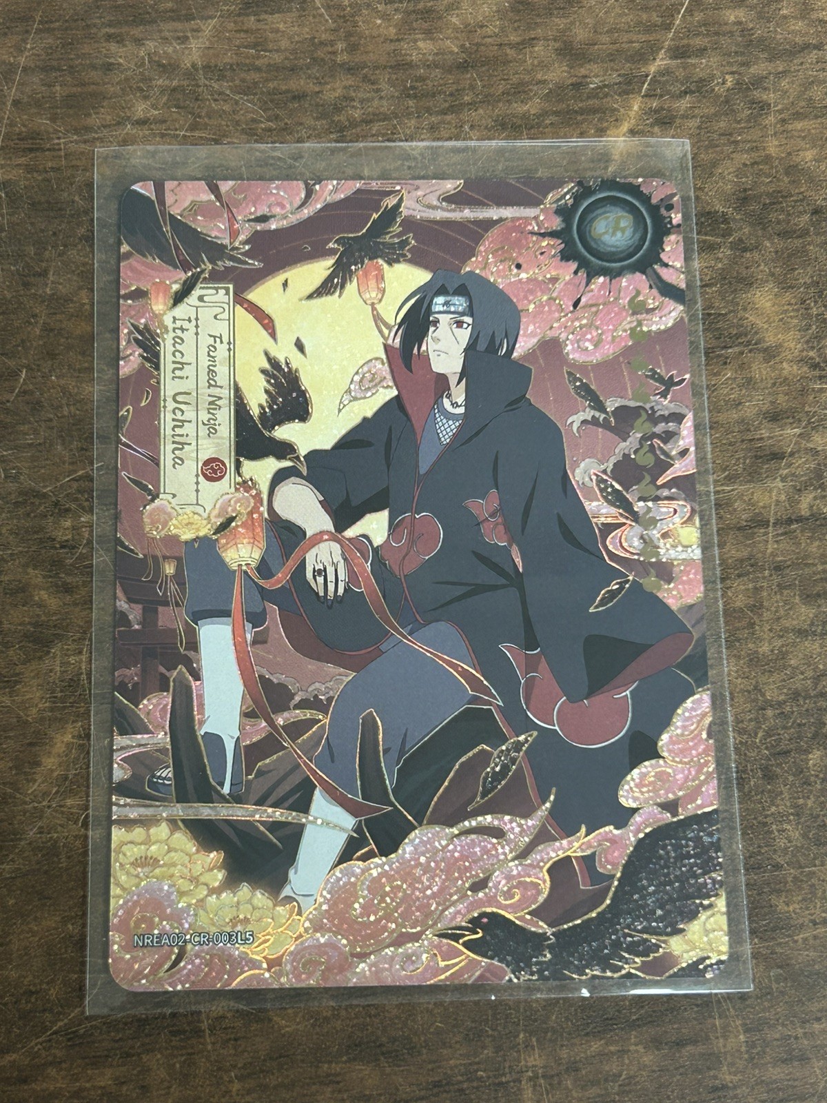 Naruto Kayou Itachi Uchiha CR NREA02-CR-003L5 English Earth Scroll Series 2