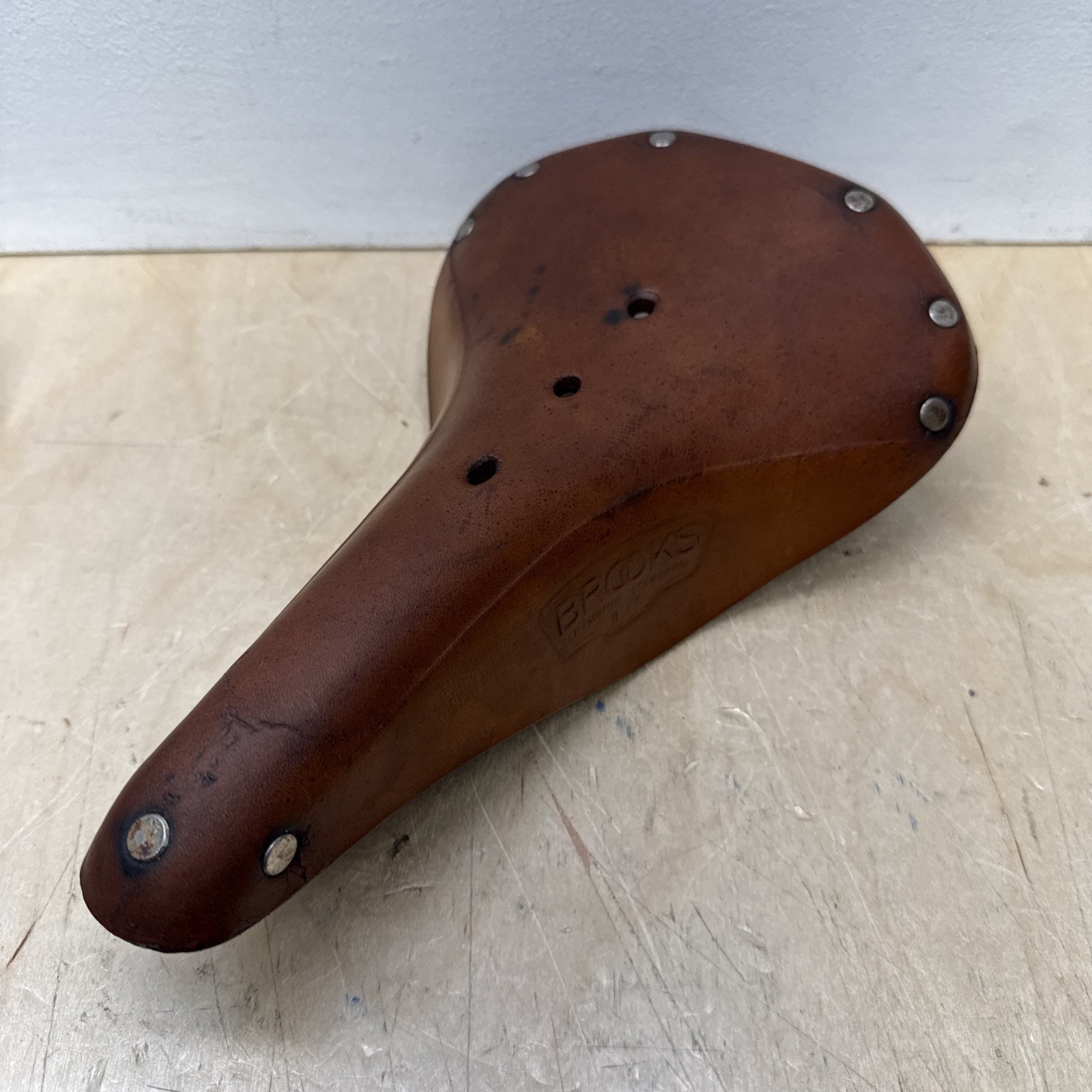 Brooks B17 Champion Standard Leather Bicycle Saddle Brown Steel Rails