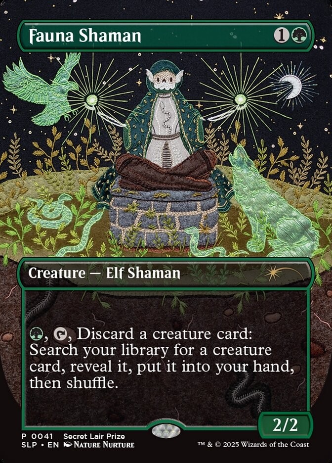 MTG Magic the Gathering Fauna Shaman (41/54) Secret Lair Showdown LP