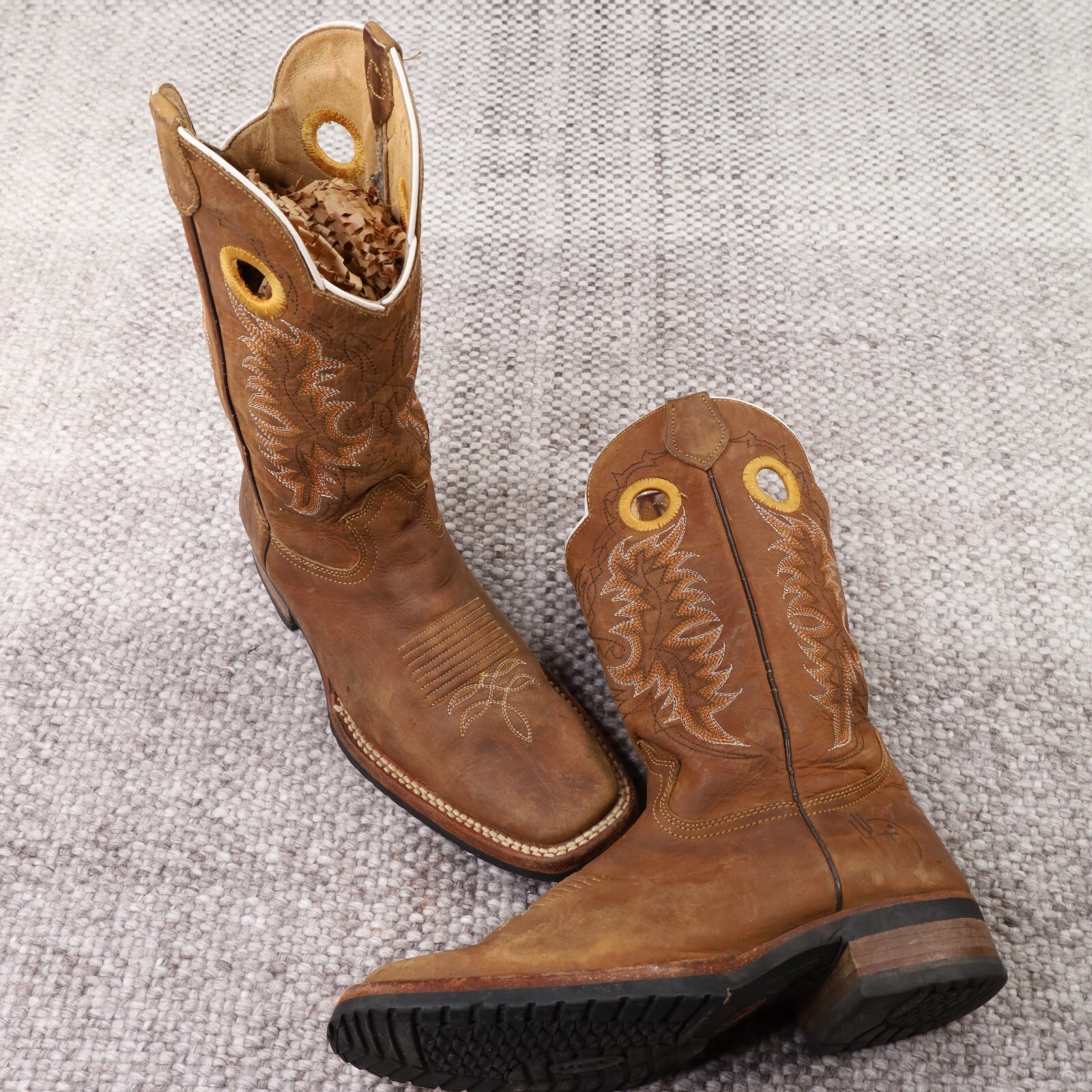 Reyme Men\'s Cowboy Boots Size 26 Mex 8 US | Leather | Made in Mexico