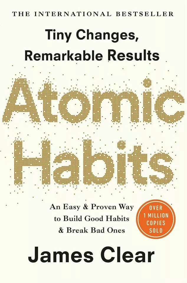 *Atomic Habits*  Paperback by James Clear Build Good Habits & Break Bad Ones..