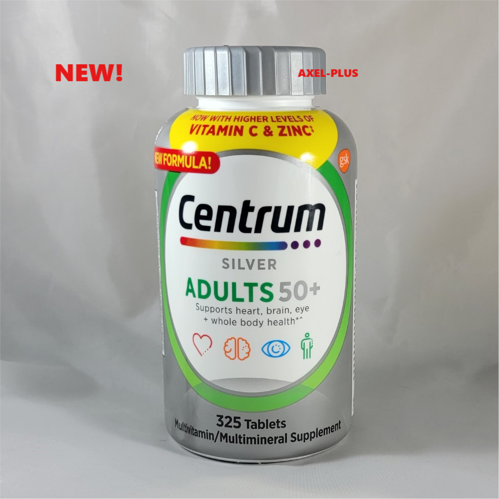 Centrum Silver Adults 50+ Multivitamin, 325 Tablets Men&Women 