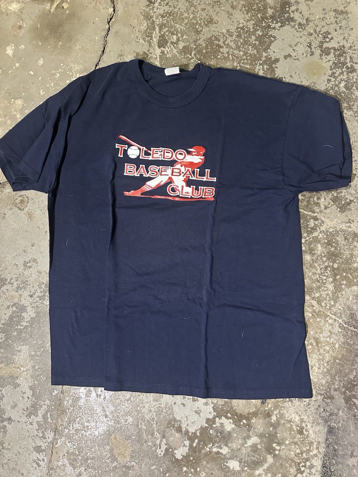 Vintage Toledo Ohio Baseball Club Single Stitch T-Shirt XL Mud Hens