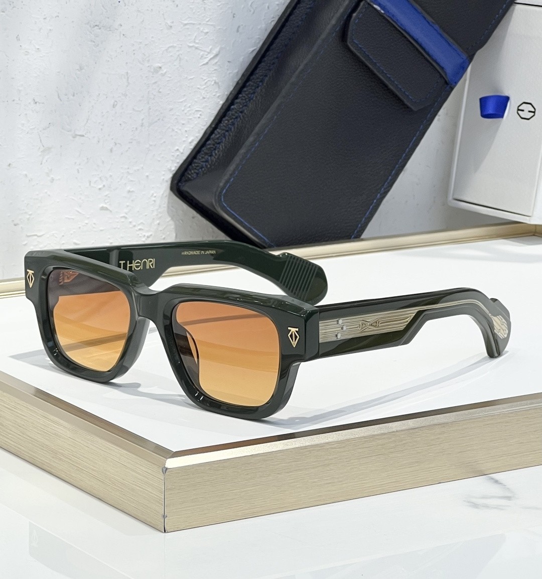 T Henri Taycan Luxury Sunglasses Unisex Size:52-20-146