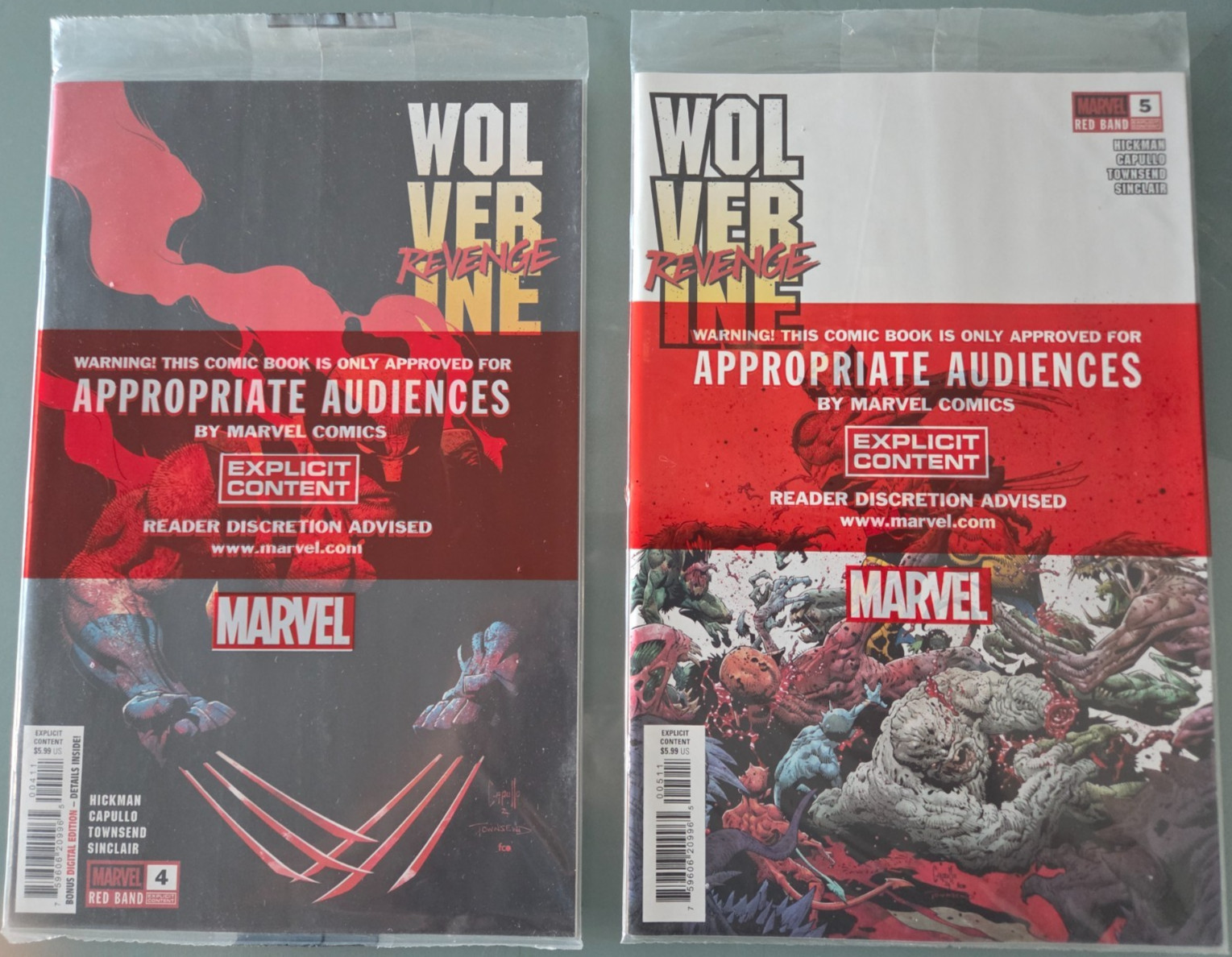 WOLVERINE REVENGE #1-5 (2025) MARVEL COMICS FULL COMPLETE SERIES BONUS RED BAND WOLVERINE REVENGE #1-5 (2025) MARVEL COMICS FULL COMPLETE SERIES BONUS RED BAND