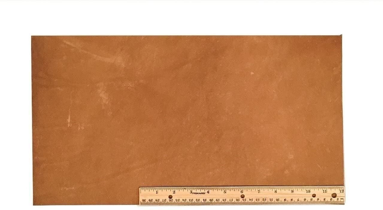 ELW Suede 2-5 oz (1.6-2mm) Lace Leather Light Brown Cowhide 10\