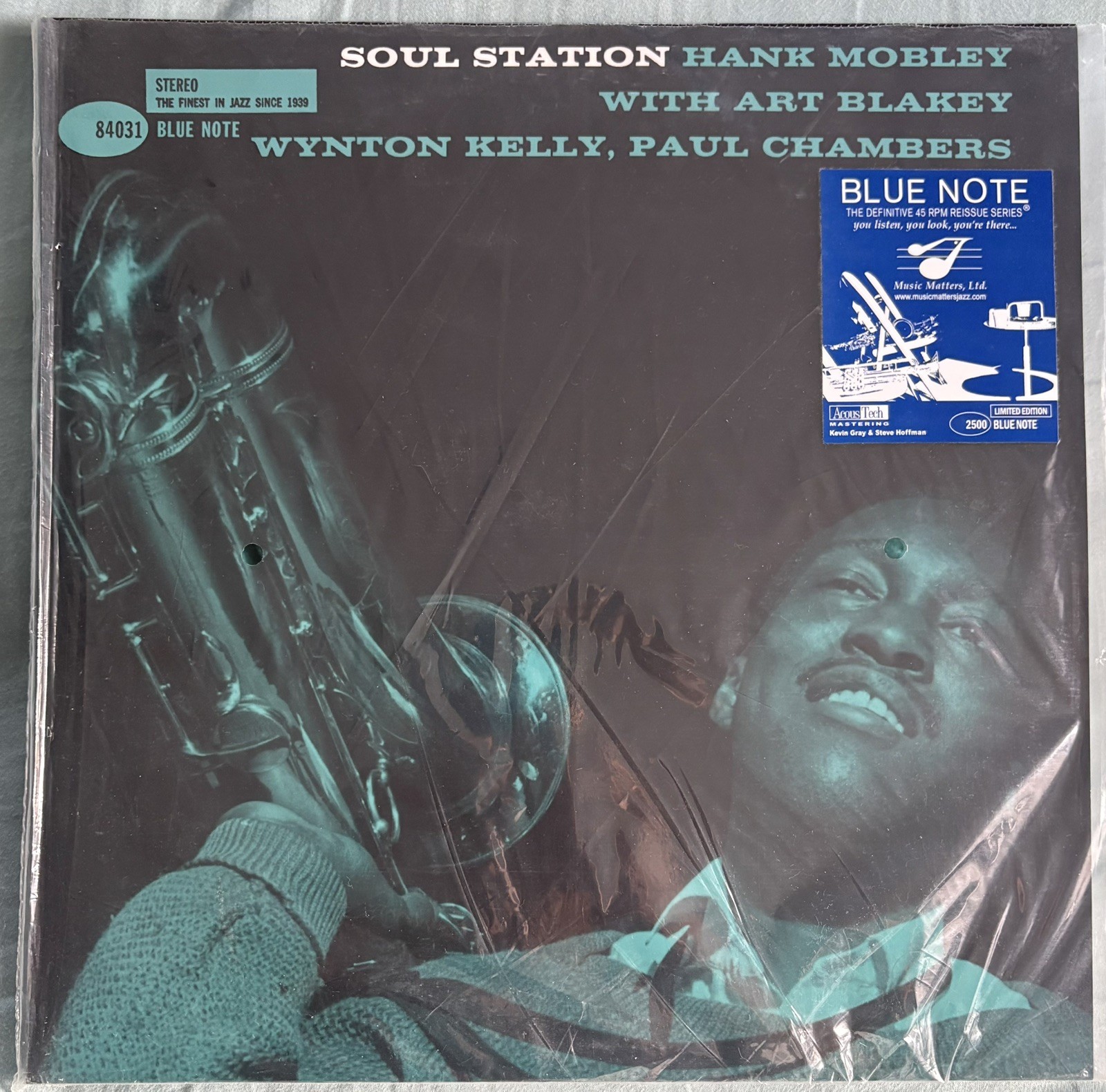 Hank Mobley Soul Station Blue Note Music Matters Jazz Vinyl 2LP 180G 45RPM 2008
