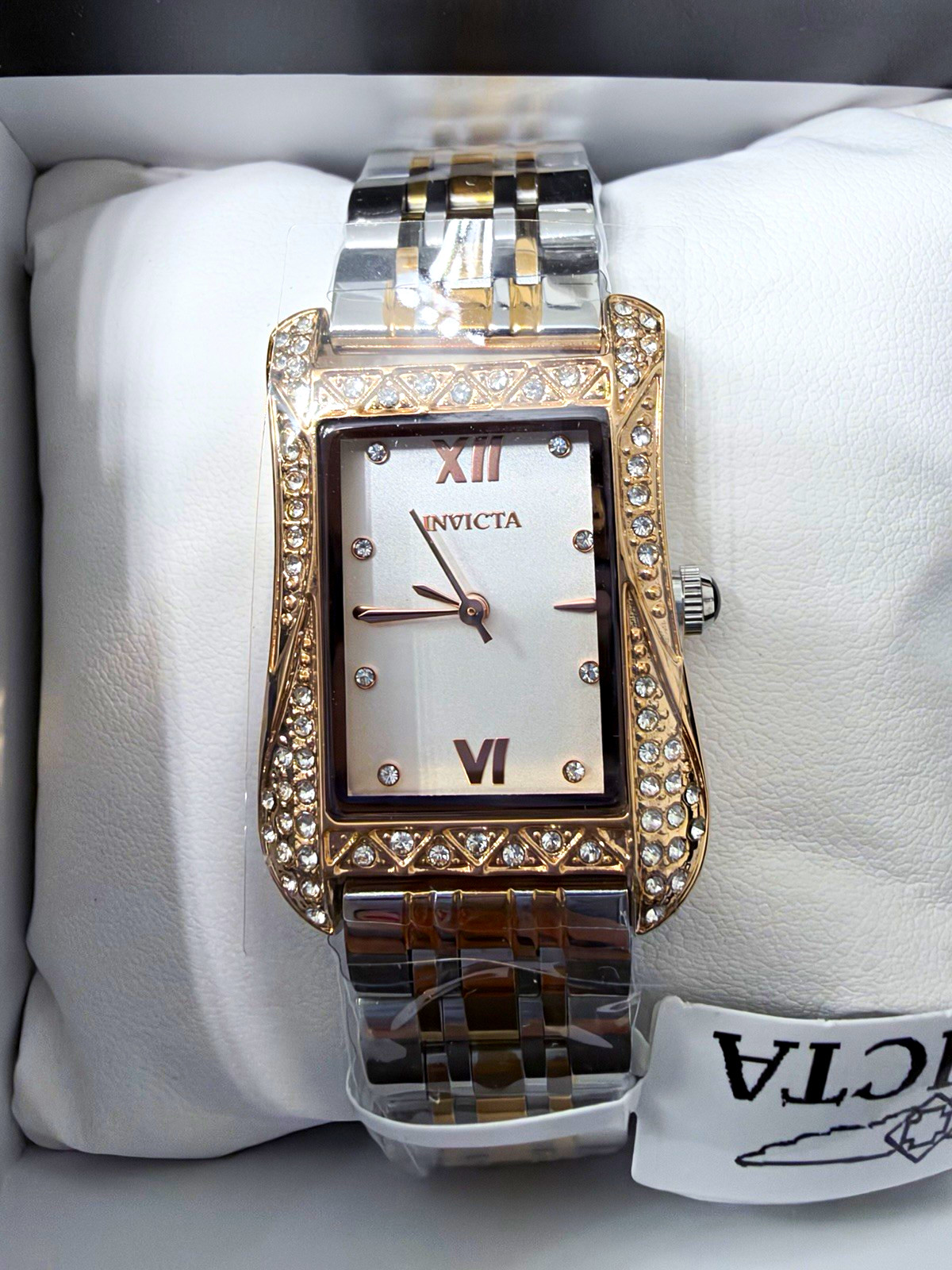 Invicta Wildflower Women’s 26mm Two-Tone Rose Gold Crystal Watch NWT