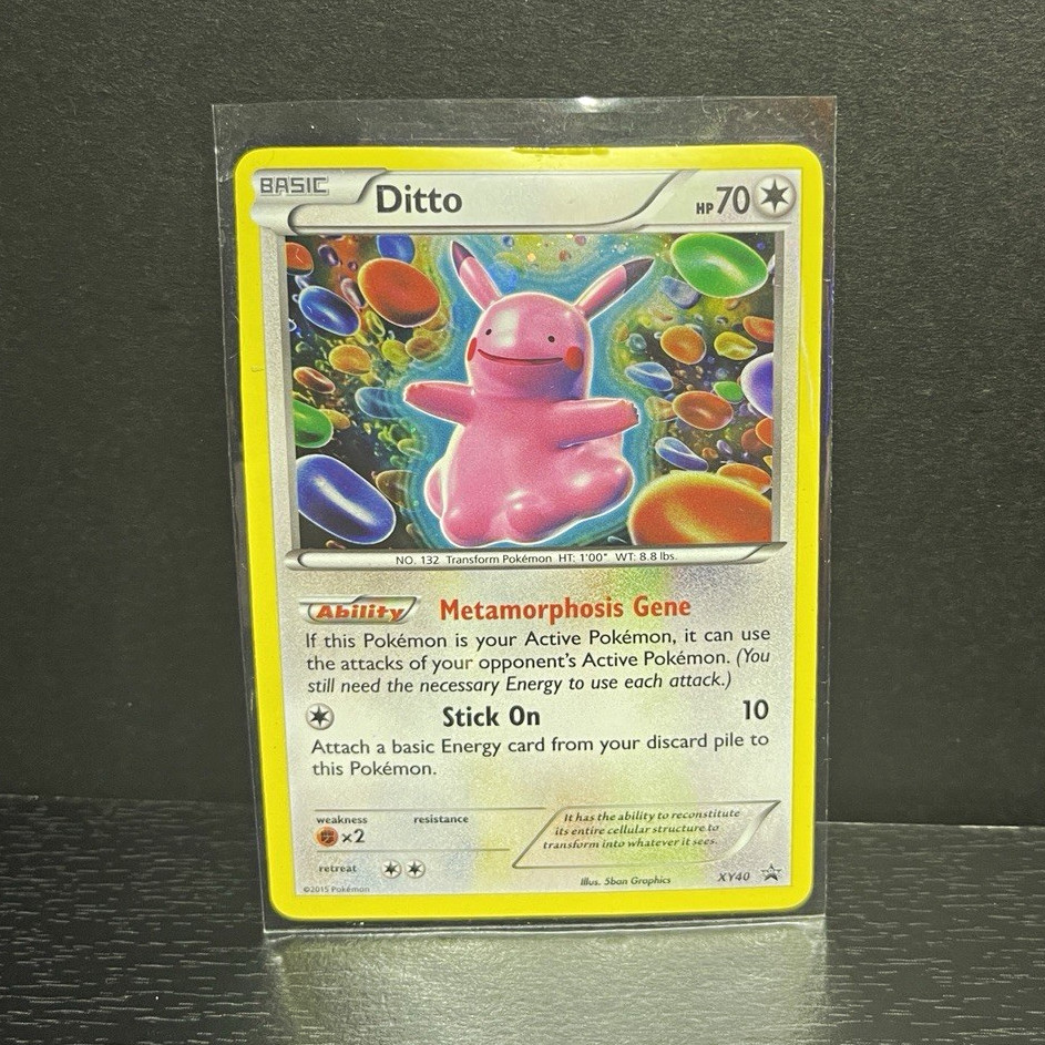 Ditto XY40 XY Holo Promo Pokémon TCG Card English 2015 70 HP Basic