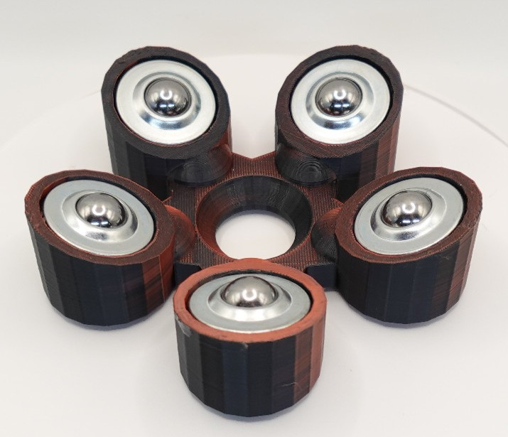 *Clearance* Bowling Ball Spinner Cup - Velvet Eclipse (Black and Copper) *Clearance* Bowling Ball Spinner Cup - Velvet Eclipse (Black and Copper)